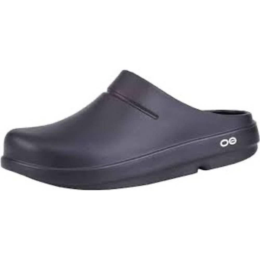 OOFOS OOCloog Black Recovery Clogs Mens 6 Womens 8 EU 39 Slip On Shoes